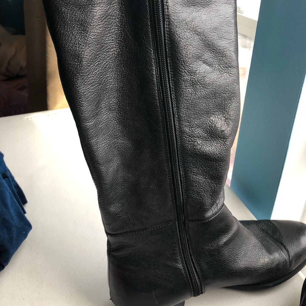 Black riding boots. Soft